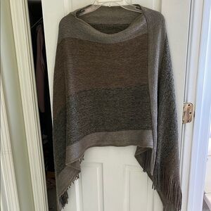 Elegant Brown and Gray Women's Sweater
